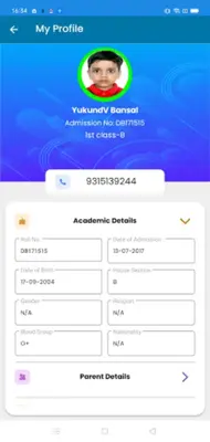 Sehwag International School android App screenshot 1